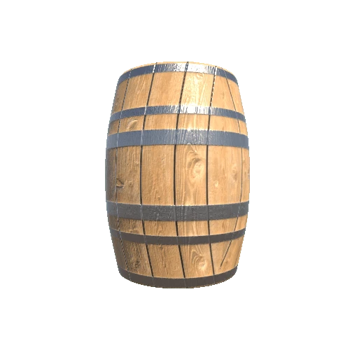 Wooden Barrel 1